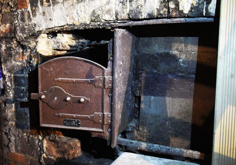 Original cast iron stove